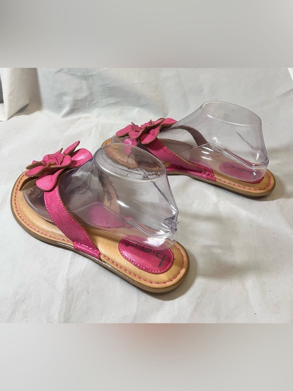 B.O.C. Women's Pink Floral Slide Sandals - Picture 3 of 5
